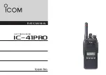 Предварительный просмотр 1 страницы Icom IC-41PRO Basic Manual