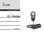 Preview for 1 page of Icom IC-440N Instruction Manual