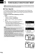 Предварительный просмотр 22 страницы Icom IC-455 Instruction Manual