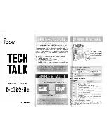 Preview for 1 page of Icom IC-4SA Upgrade Functions