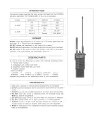 Preview for 2 page of Icom IC-4SRA Service Manual