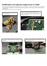 Preview for 1 page of Icom IC-7000 Modification Instruction