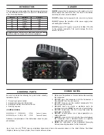 Предварительный просмотр 2 страницы Icom IC-7000 Service Manual