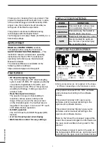 Preview for 2 page of Icom IC-705 Basic Manual