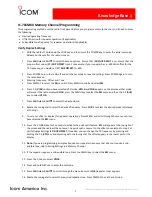 Preview for 1 page of Icom IC-706MKII Programming Manual