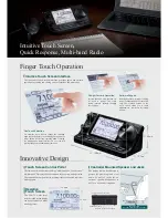 Preview for 2 page of Icom IC-7100 Finger Touch Operation