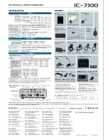 Preview for 4 page of Icom IC-7100 Finger Touch Operation