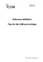 Предварительный просмотр 1 страницы Icom IC-7100 Reference Manual