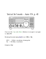 Preview for 22 page of Icom IC-718 Quick Start Manual