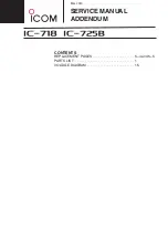 Предварительный просмотр 59 страницы Icom IC-718 Service  Manual Addendum