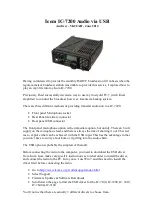 Предварительный просмотр 1 страницы Icom IC-7200 Quick Start Manual