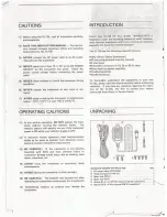 Preview for 2 page of Icom IC-725 Instruction Manual