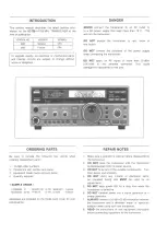 Предварительный просмотр 2 страницы Icom IC-729 Service Manual