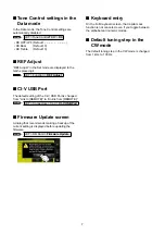 Preview for 7 page of Icom IC-7300 Information