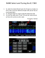 Preview for 10 page of Icom IC-7300 Quick Manual