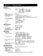 Preview for 4 page of Icom IC-737 Service Manual