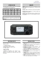 Preview for 2 page of Icom IC-7400 Service Manual
