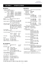 Preview for 4 page of Icom IC-7400 Service Manual