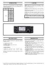 Предварительный просмотр 2 страницы Icom IC-7410 Service Manual