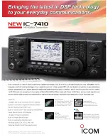 Preview for 1 page of Icom IC-7410 Specifications