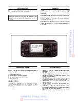 Предварительный просмотр 2 страницы Icom IC-746PRO Service Manual