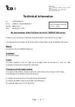 Preview for 1 page of Icom IC-746PRO Technical Information