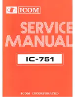 Icom IC-751 Service Manual preview