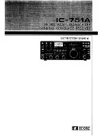 Предварительный просмотр 1 страницы Icom IC-751A Instruction Manual