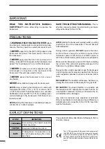 Preview for 2 page of Icom IC-756 Instruction Manual