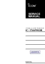 Предварительный просмотр 1 страницы Icom IC-756PROII Service Manual