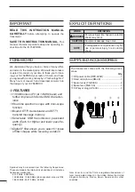 Предварительный просмотр 2 страницы Icom IC-756PROIII Instruction Manual