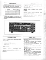 Предварительный просмотр 5 страницы Icom IC-765 Service Manual