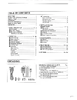 Preview for 3 page of Icom IC-77 Instruction Manual