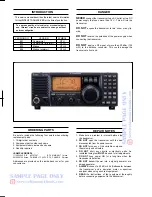 Предварительный просмотр 2 страницы Icom IC-78 Service Manual