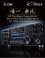 Icom IC-7851 Quick Start Manual preview