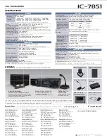 Preview for 8 page of Icom IC-7851 Quick Start Manual