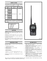 Предварительный просмотр 2 страницы Icom IC-80AD Service Manual