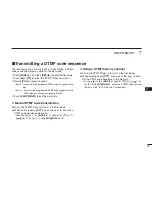 Предварительный просмотр 31 страницы Icom ic-80fx Instruction Manual