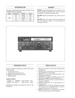 Предварительный просмотр 2 страницы Icom IC-820H Serivce Manual