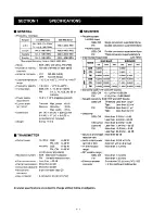 Предварительный просмотр 4 страницы Icom IC-821H Service Manual