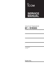 Icom IC-9100 Service Manual preview
