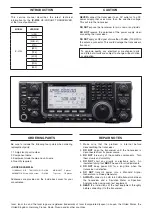 Предварительный просмотр 2 страницы Icom IC-9100 Service Manual