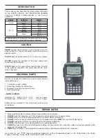 Предварительный просмотр 2 страницы Icom IC-91A Service Manual