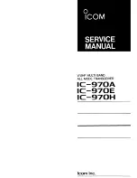 Preview for 1 page of Icom IC-970 Service Manual