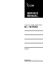 Icom IC-9700 Service Manual preview