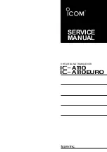 Предварительный просмотр 36 страницы Icom IC-A110EURO Service  Manual Addendum