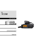 Preview for 1 page of Icom IC-A120 Basic Manual