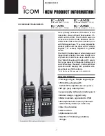 Preview for 3 page of Icom IC-A14 Information