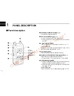 Предварительный просмотр 6 страницы Icom IC-A14IC-A14S Instruction Manual