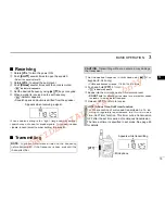 Предварительный просмотр 15 страницы Icom IC-A14IC-A14S Instruction Manual